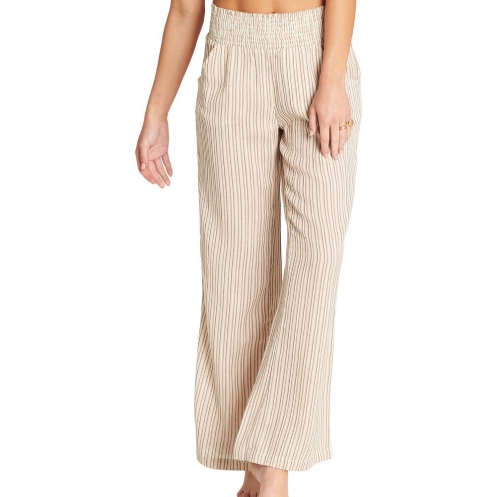 billabong stripe wide leg pants *BRAND NEW*